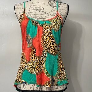 Vibrant racer back Tank Top